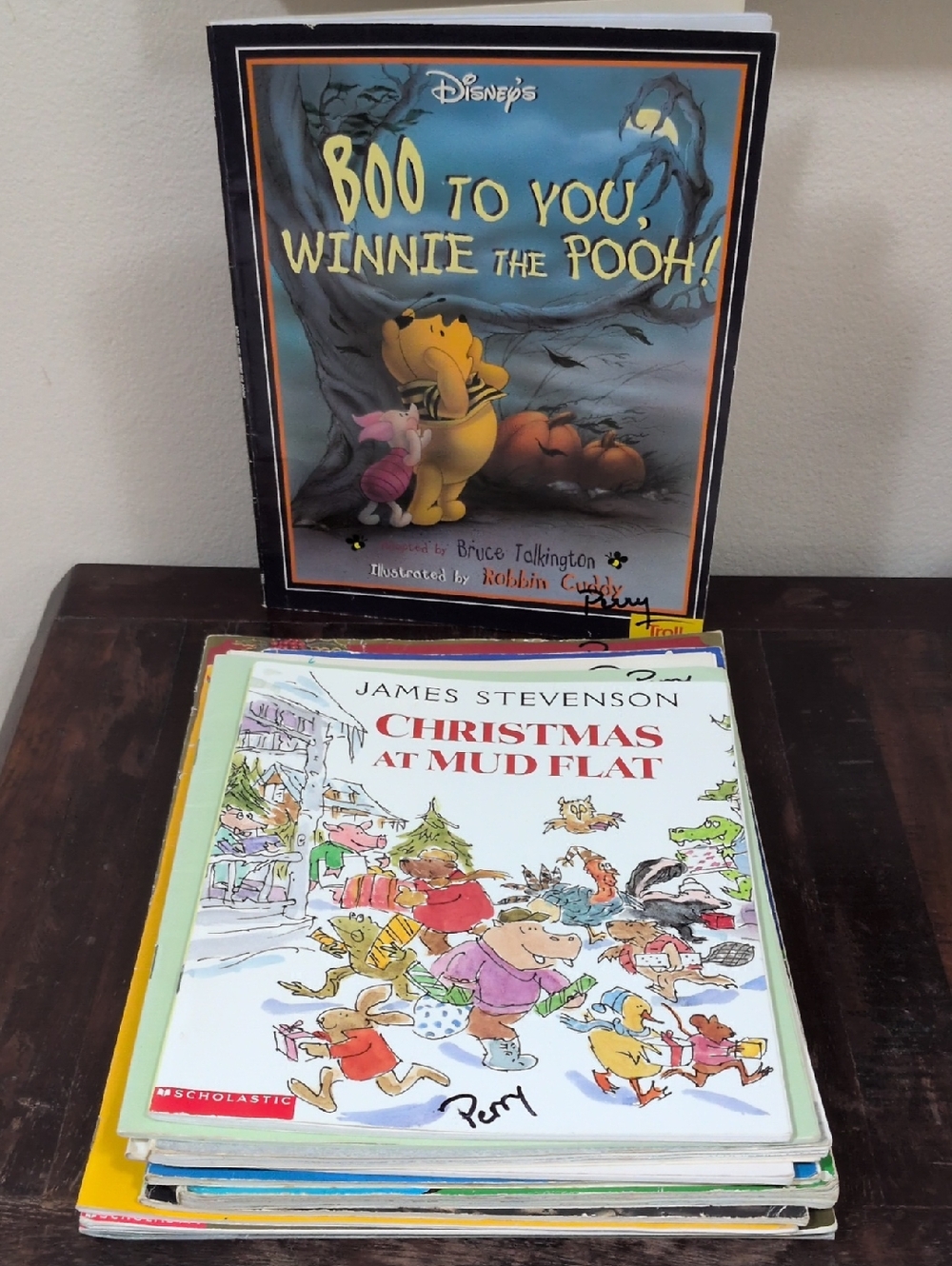 Scholastic Children's Literature Lot of 11 Fiction Holiday Picture Books Vintage